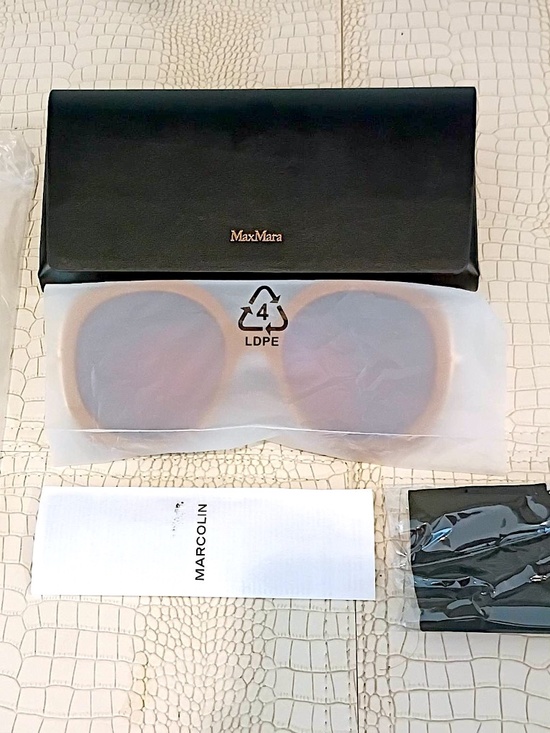 MAXMARA NEW/NWT MM0079 Sunglasses 46X 58mm Retail $310 main image 6